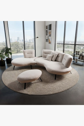 modern moduláris curve ülőgarnitúra, kényelmes, európai minőségű